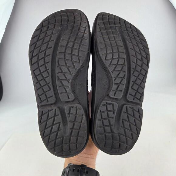 Oofos OOahh Mens Black Walking Shoes US 9 Outdoor Sport Recovery Slide Sandals main image 10